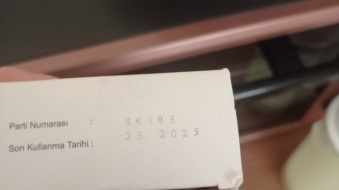 Bu ilacın son kullanma tarihi geçmiş mi?