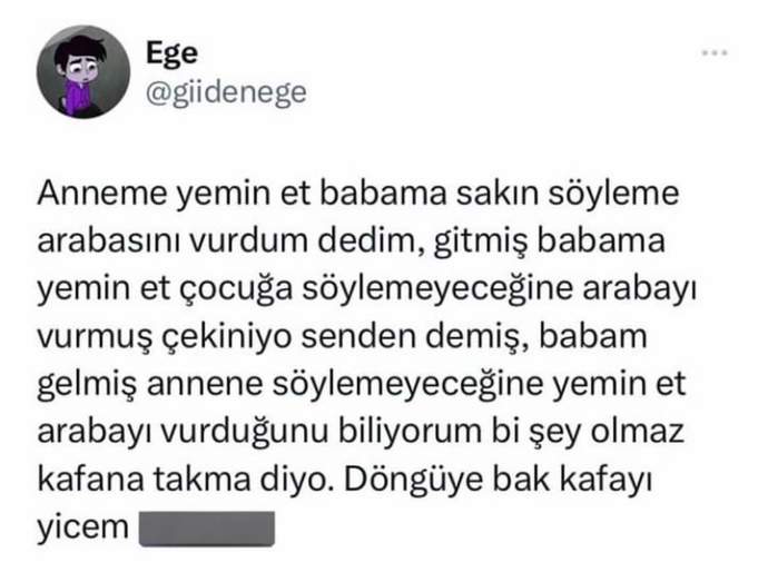 Çekinip korktuğunuz bir olayda annenize mi anlatırsınız yoksa babanıza mı?