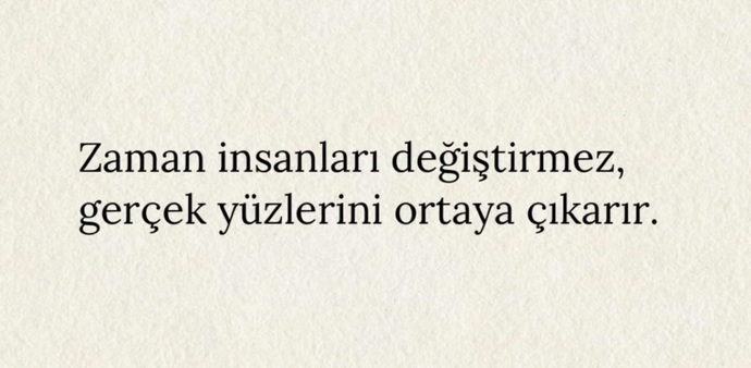 Zaman insanları değiştirir mi?