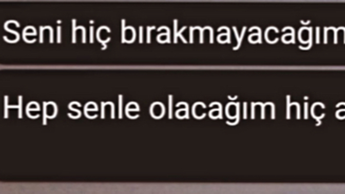 Seni hiç bırakmayacağım deyip bırakanlarınız oldu mu?