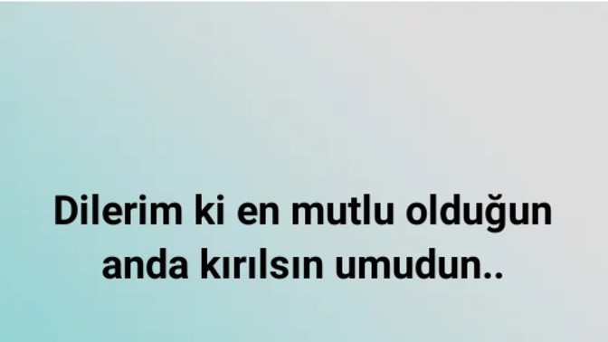 En büyük bedduan nedir ve kime?