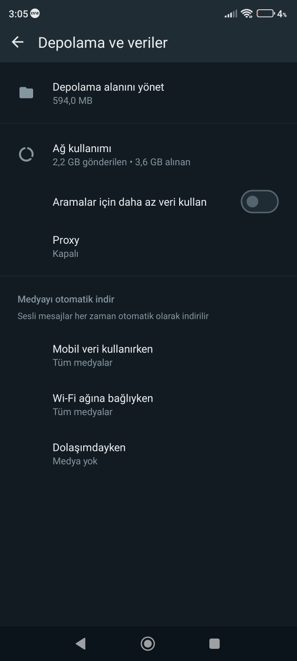 WhatsApp medya kalitesi seçeneği yok, neden?