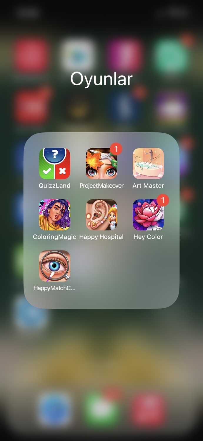 Telefonunuzda kaç oyun yüklü?