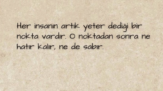 Sabrınızın Bir Sınırı Var Mıdır?