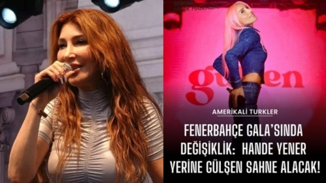 Hande Yener'e vize çıkmadığı için, Fenerbahçe USA Derneği’nin galasında Gülşen sahne alacak. Hiç vize engeline takıldınız mı?
