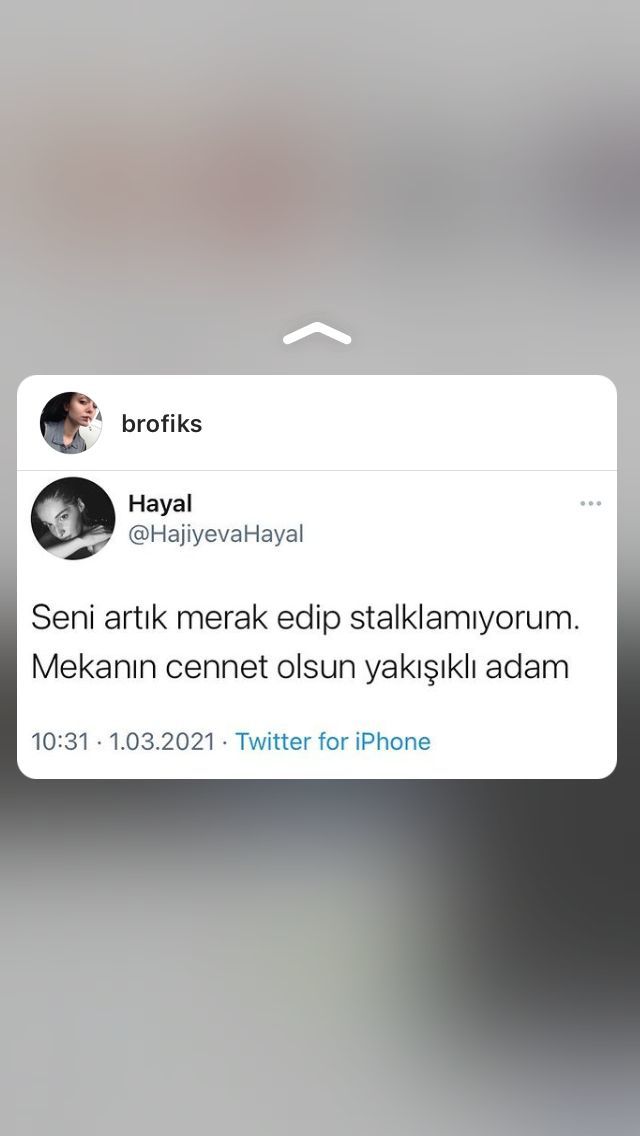 Özlediğiniz biri var mıı?