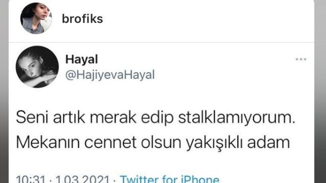Özlediğiniz biri var mıı?