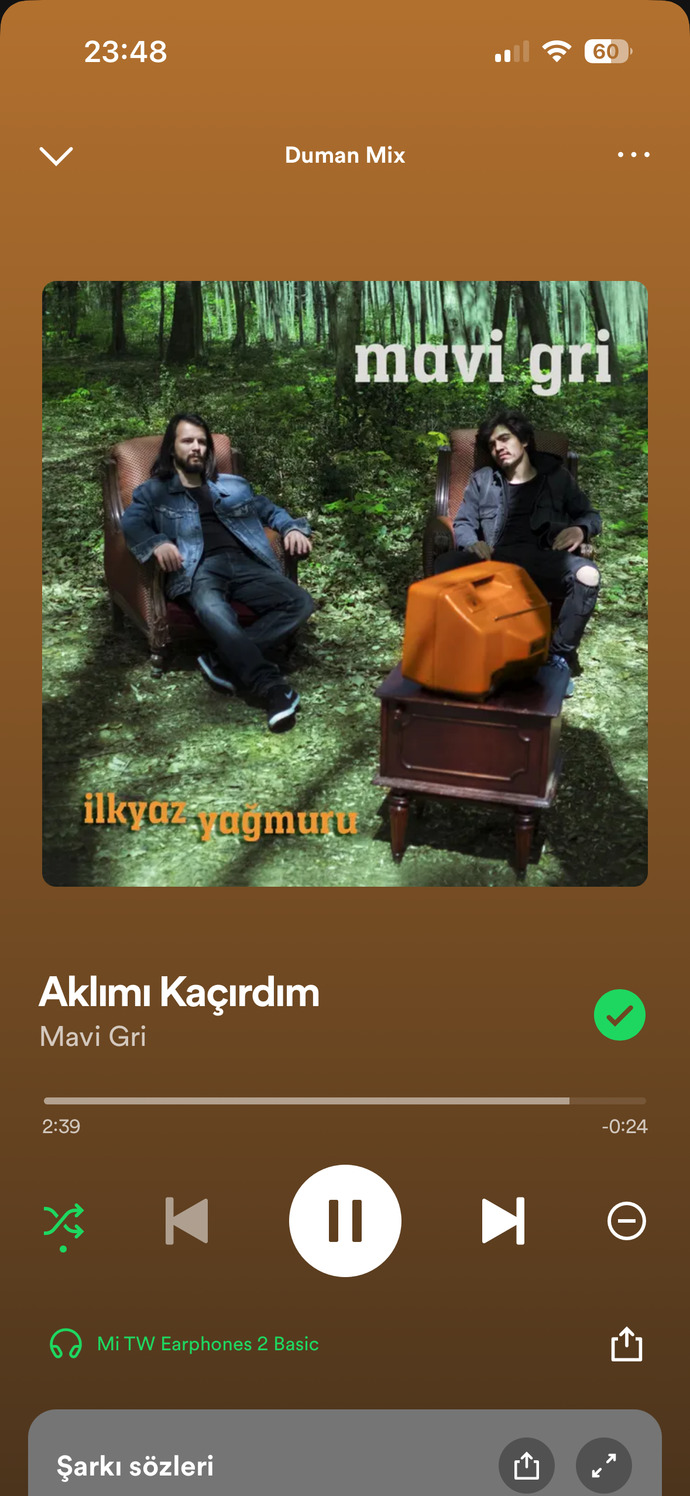 Bu geçeye bir şarkı bırakalım mı?