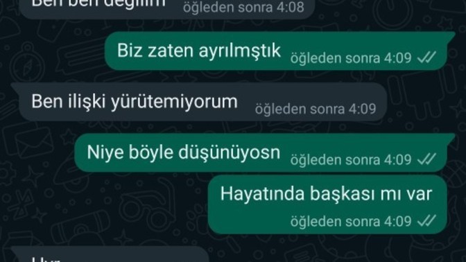 Durup dururken ayrılmak istedi. Sevdiğini söyleyen, çıkmak isteyen oydu. Neden böyle yapıyor?