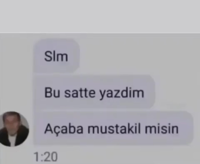 ilk mesaj
