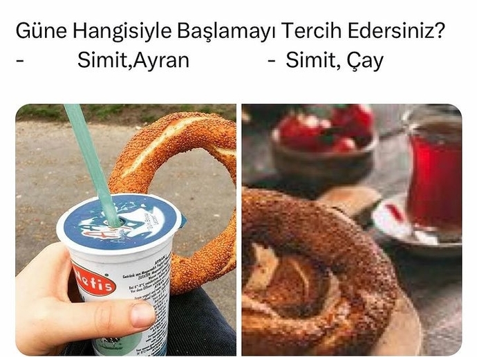 Güne hangisi ile başlamayı tercih edersiniz?