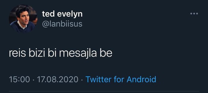 Mesaj atmasını beklediğiniz biri var mı?