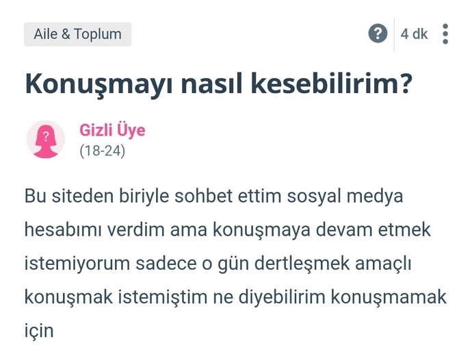 Yaşadığınız yeri burada birine söyler misiniz?