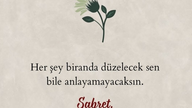Bir gün her şey güzel olacak mı?