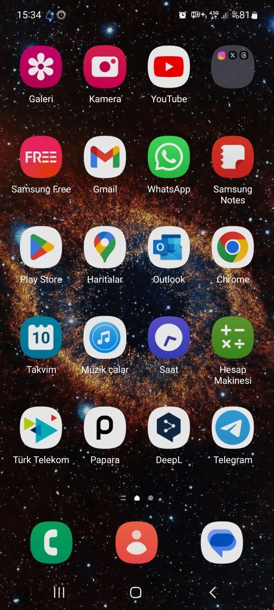 Telefonunuzun duvar kağıdında ne var?