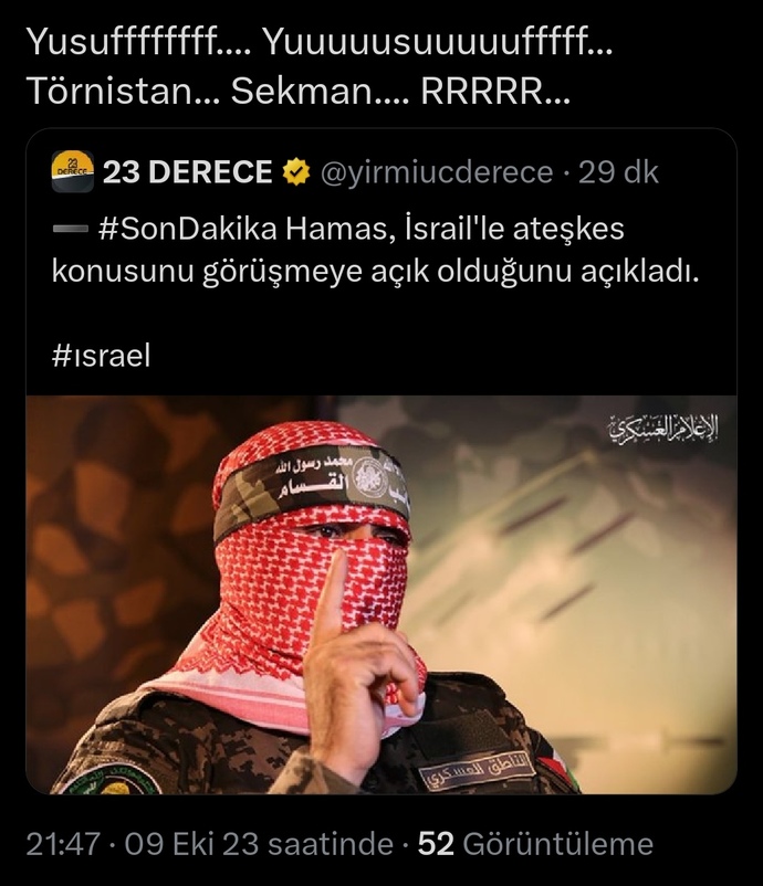 Terristlr ateşkesi dillendirmeye başladı, ne oldu birden🤣?