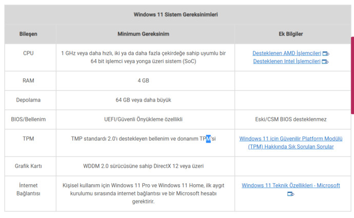 Bilgisayarım windows 11i desteklemiyor. Ne yapmam gerekir?