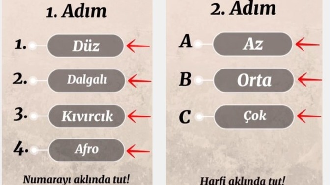 Saç tipin nasıl, öğrenmeye var mısın?