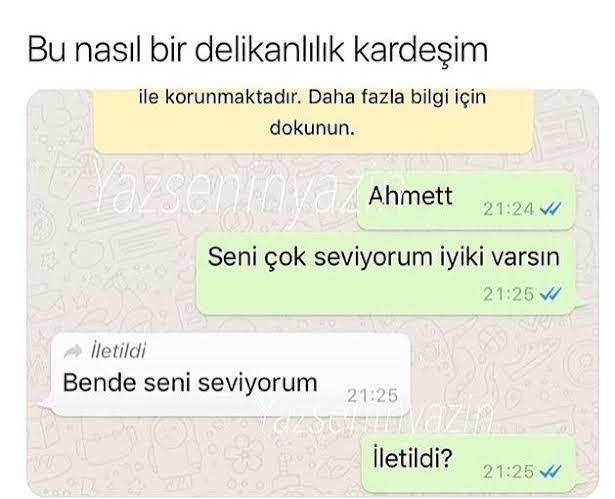 Sevgilinizden böyle bir mesaj alsanız tepkiniz ne olur?