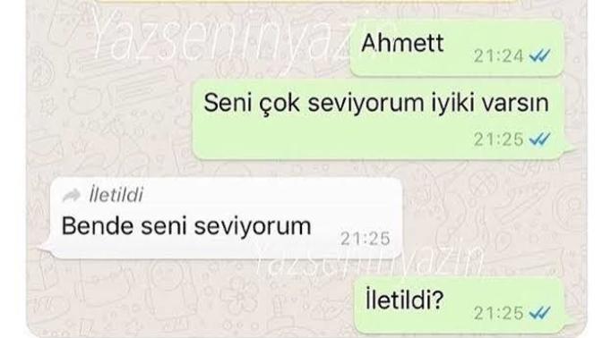 Sevgilinizden böyle bir mesaj alsanız tepkiniz ne olur?