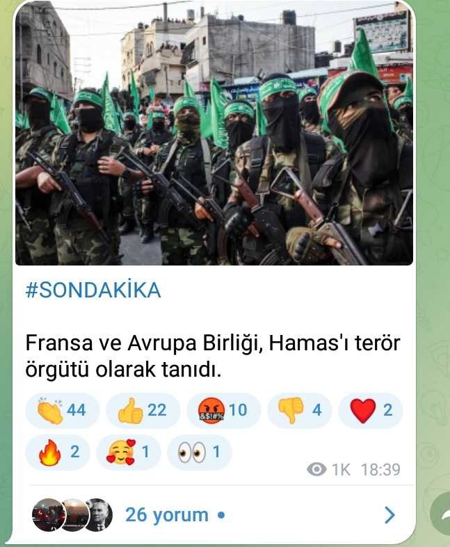 Hamas sizce bir terör örgütü mü?