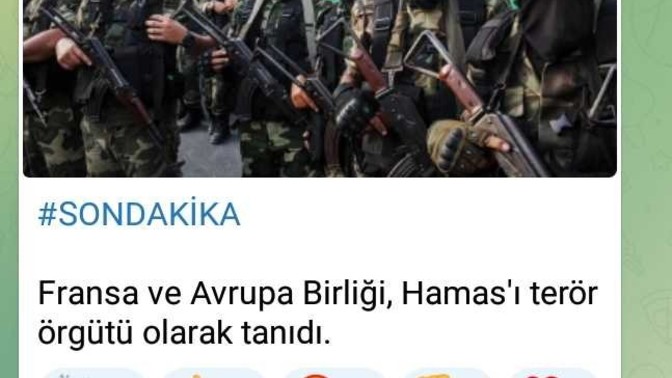 Hamas sizce bir terör örgütü mü?