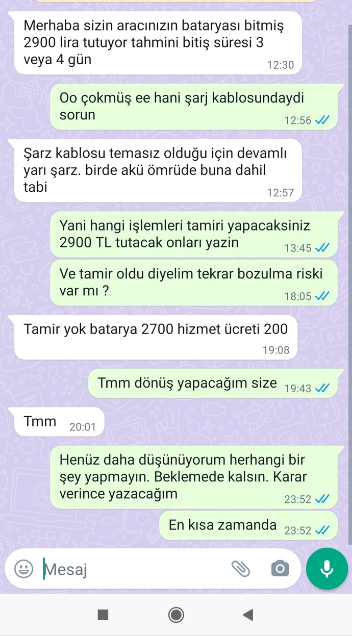 Martı scooterim bozuldu ne yapacağım?