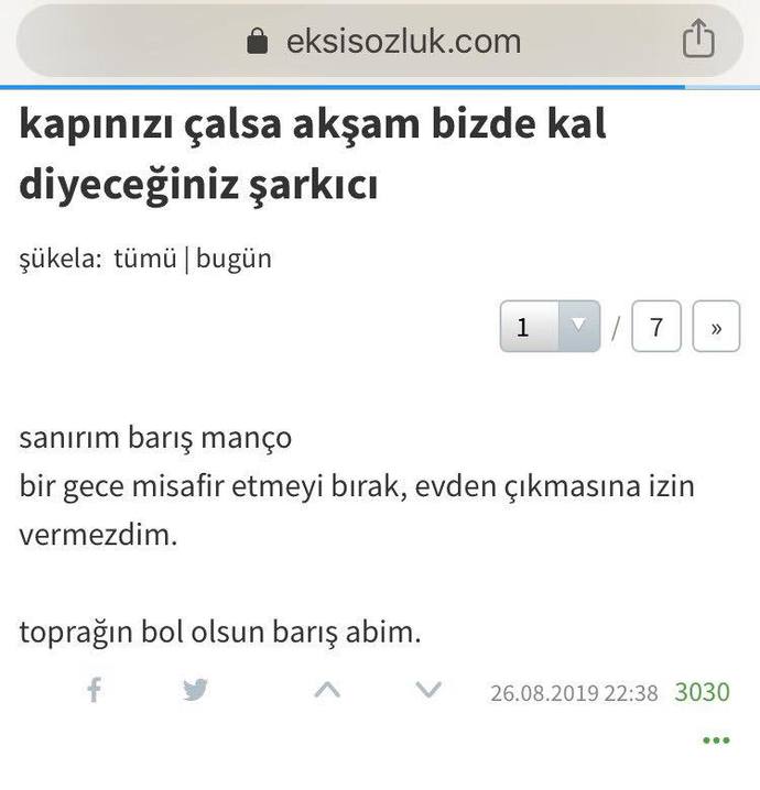 Kapınızı çalsa akşam bizde kal diyeceğiniz şarkıcı kimdir?