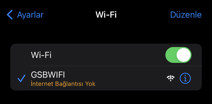 GSBWIFI neden kafasına göre bazen bağlanıp bazen bağlanmıyor?