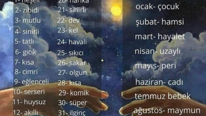 Doğum tarihinize göre siz nesiniz?