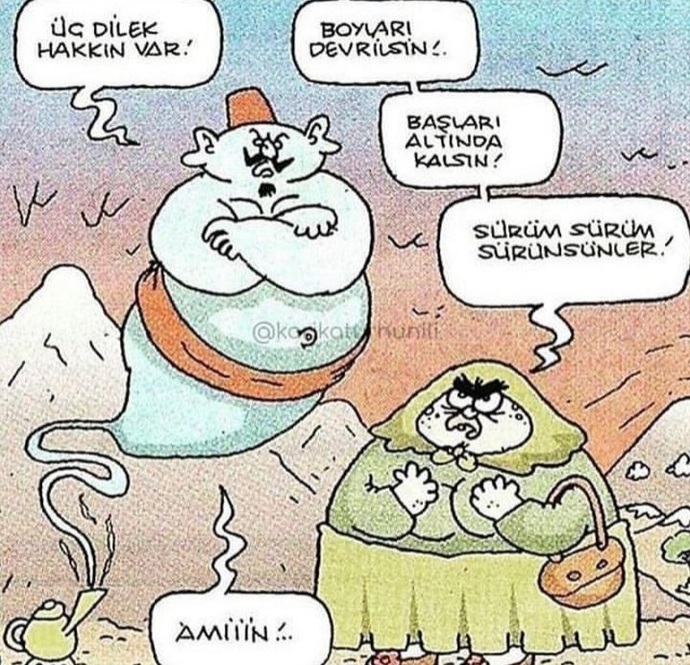 3 dilek hakınız olsa ne dilerdiniz?