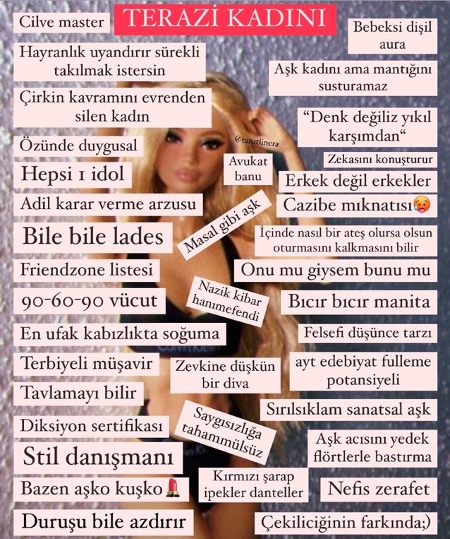 Terazi kadını tanıtım belgesi nedir?