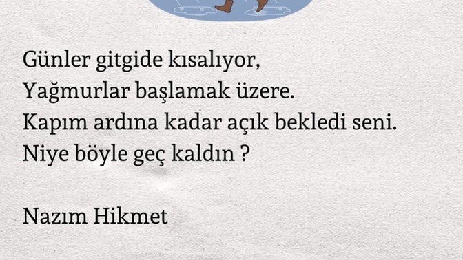 Beklediğiniz birisi var mı?
