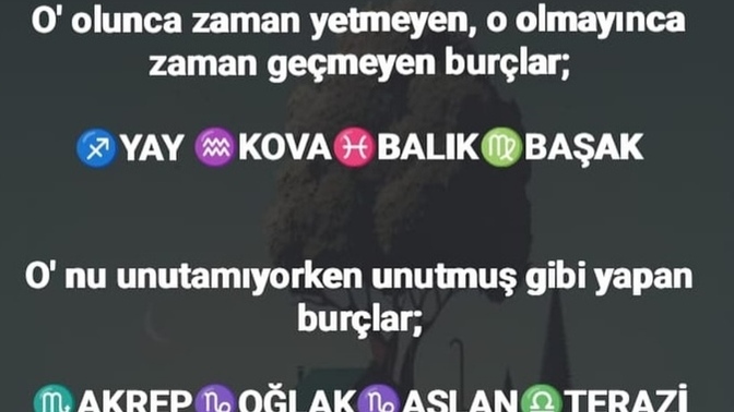 Sizin burcunuz neler söylüyor?