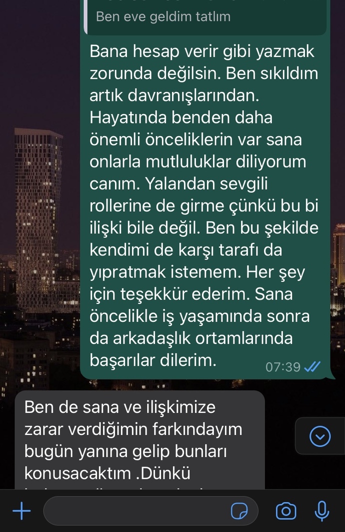 Sizce bu bahane mi?