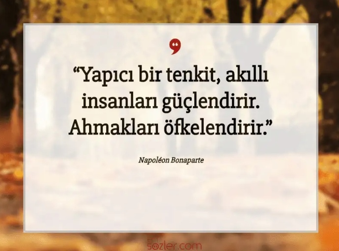 Eleştiri kaldırabiliyor musunuz?