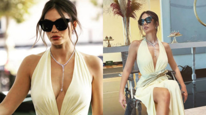 Demet Özdemir'in iddialı tarzı! Sizce çok güzel olmamış mı?