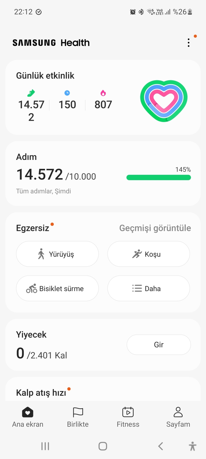 Bugün kaç adım attınız?