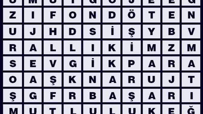 İlk gördüğün kelime nedir?