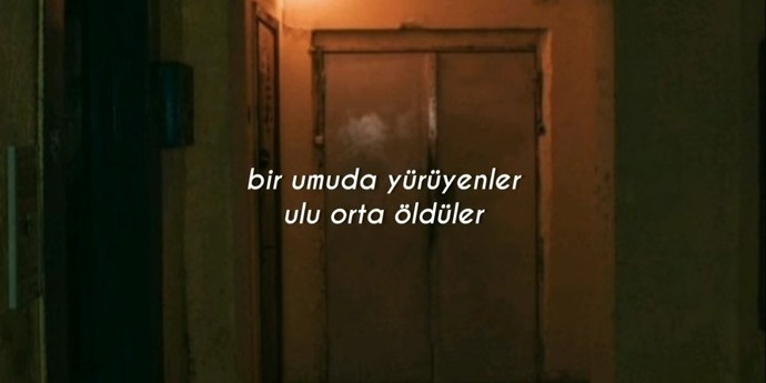 Hadi bu geceye bi söz birakalim bu benden?