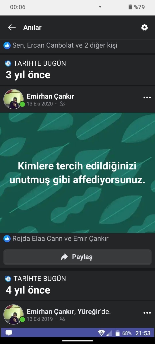Siz kimlere tercih edildiniz?