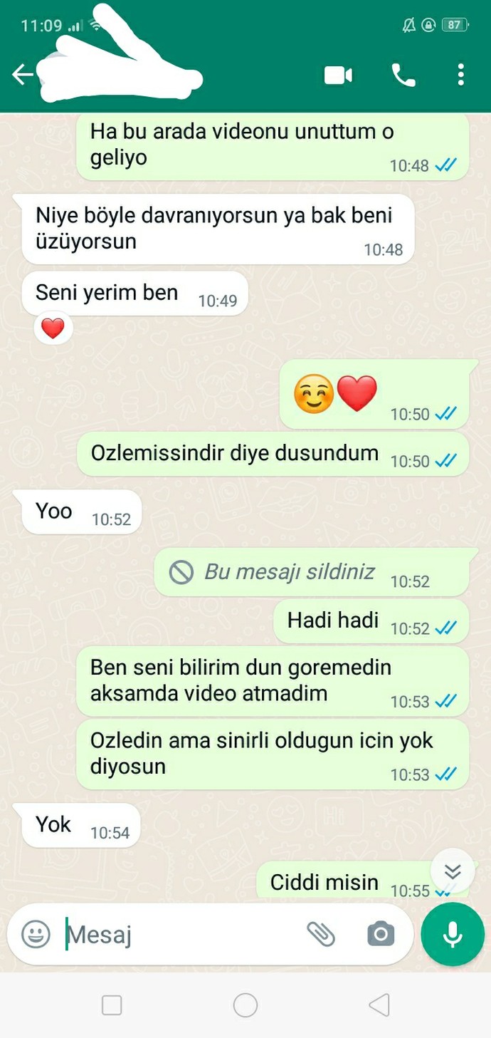 Sevgilime internetim olmadığı için yazamadım. Böyle davranıyor. Haklı mı?