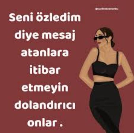 Hiç özledim mesajı aldınız mı?