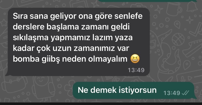 Sporcu sevgilim bana zayıfla mı demek istiyor?