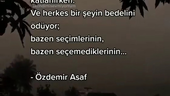 Sen hangi seçeneğinin bedelini ödüyorsun?