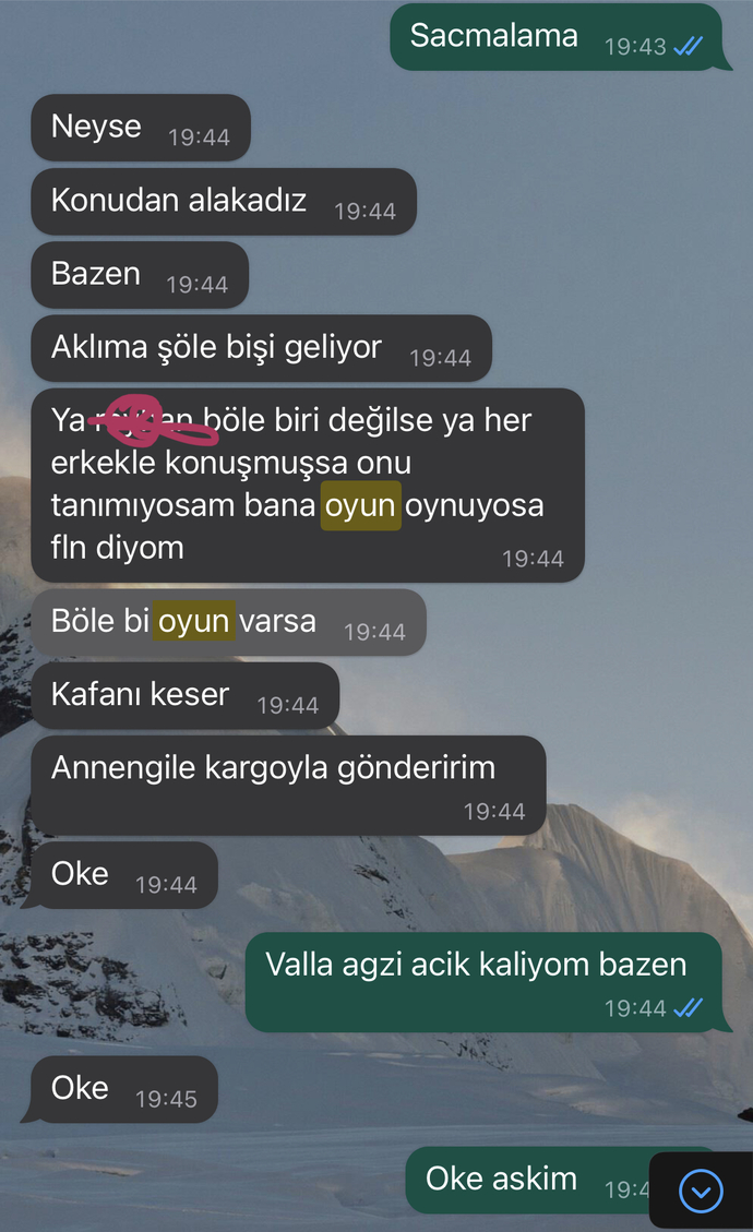 Sevgilim böyle dedi, kafaya takmalı mıyım?