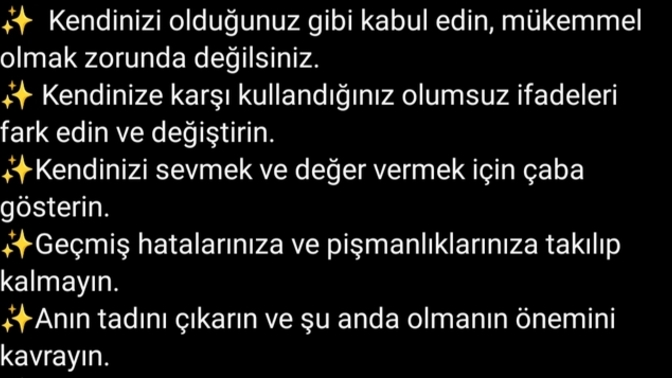 Kendinizle barışık mısınız? Kendinizle barışık olmayı neye borçlusunuz?
