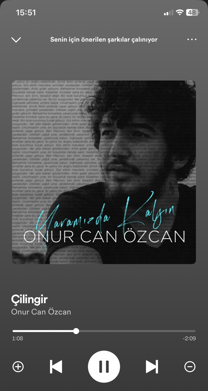Bugün sizin Spotify ne çalıyor?