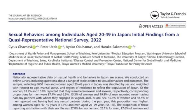 Japonların cinsellik karnesi sizi şaşırttı mı?