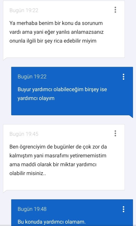 Yardım Severmisiniz?